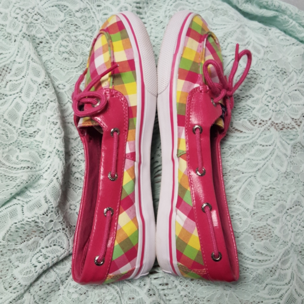 Women's Sperry Top-sider pastel light shoes size 5 - Picture 4 of 10